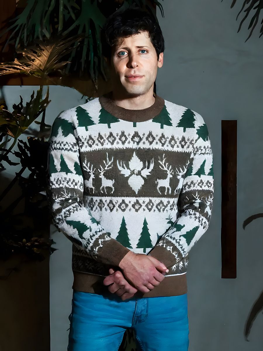 Winter Wilderness Christmas Sweatshirt – Cozy Holiday Knitwear product image (5)