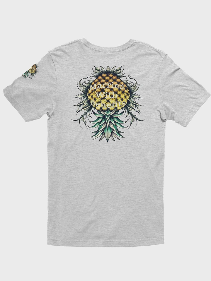 Married with benefits upside down pineapple back print tee product image (13)