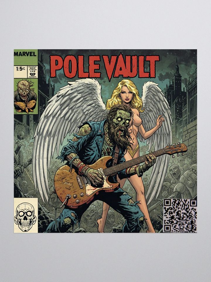 Pole Vault Comic Sticker product image (2)