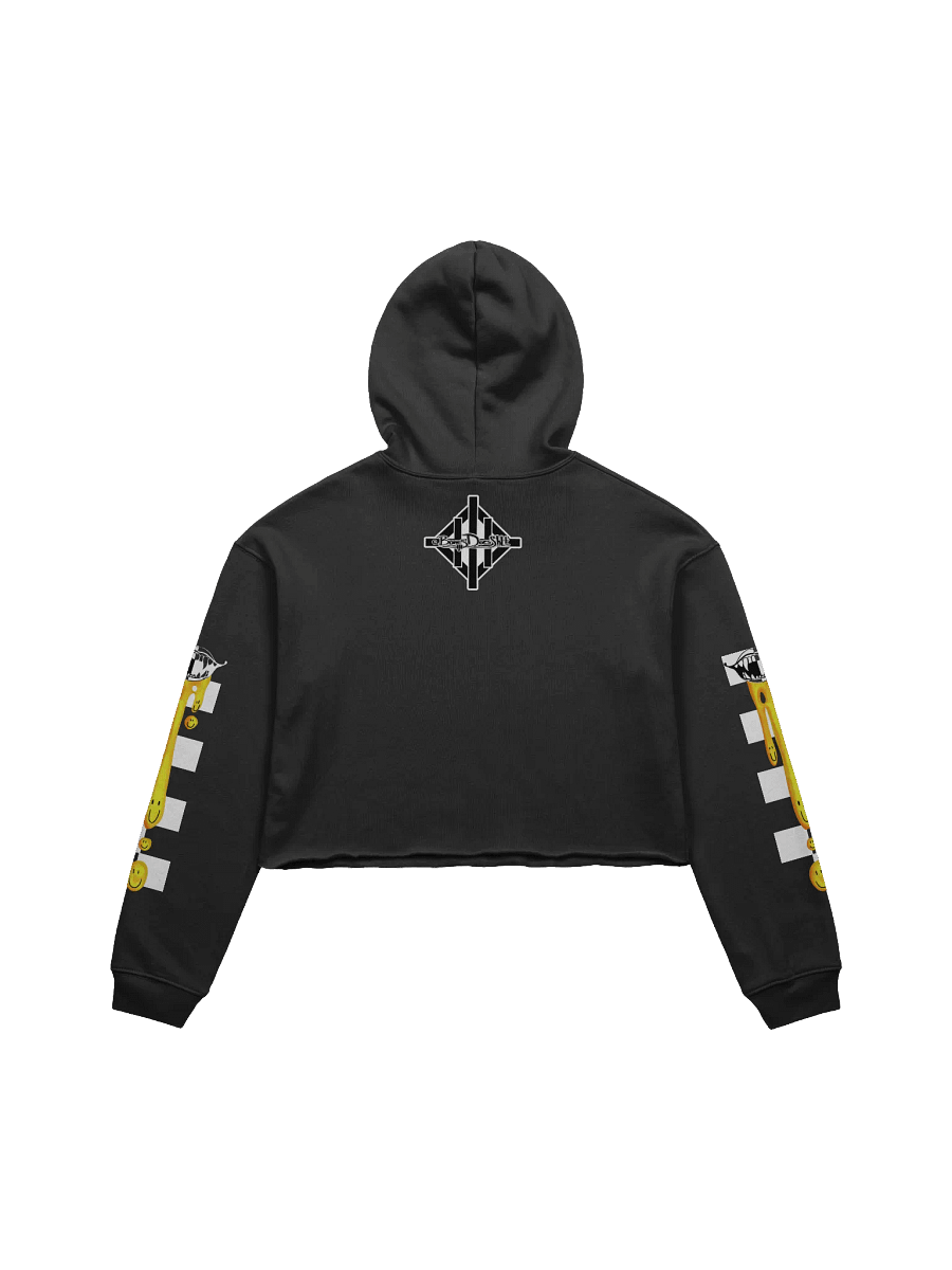 Oozing Smile Splash Fangs Crop Hoodie product image (2)