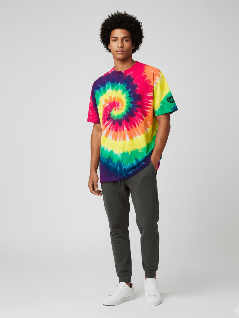 Hammer Time Silhouette Tie-Dye T-Shirt product image (1)