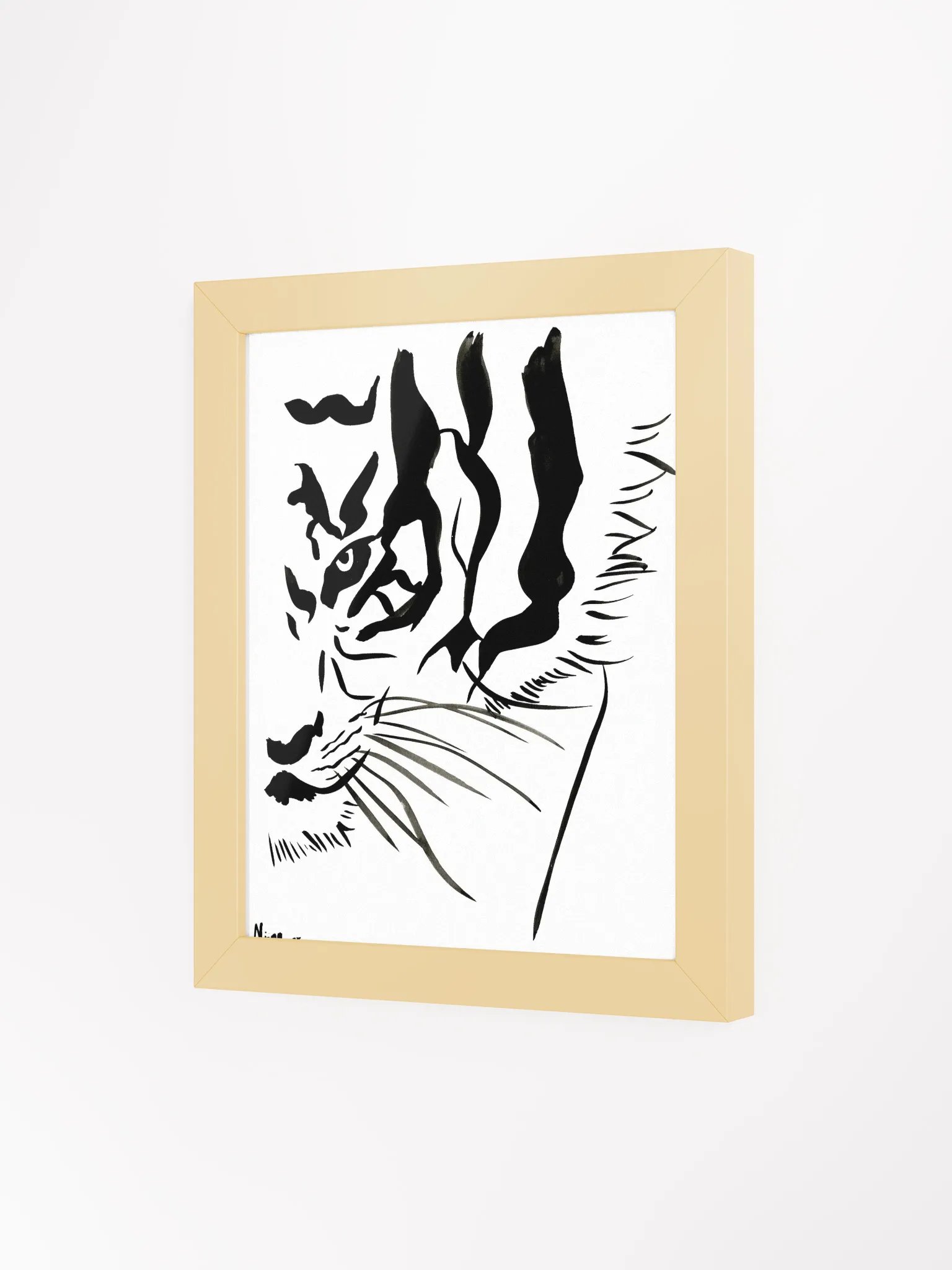 Face Of The Tiger Framed Print product image (3)