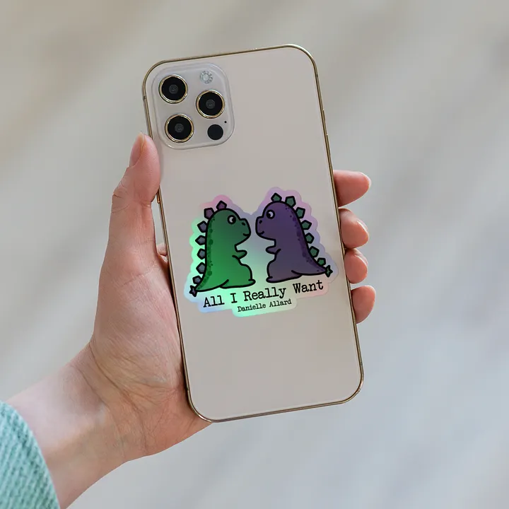 All I Really Want Holographic Sticker product image (2)