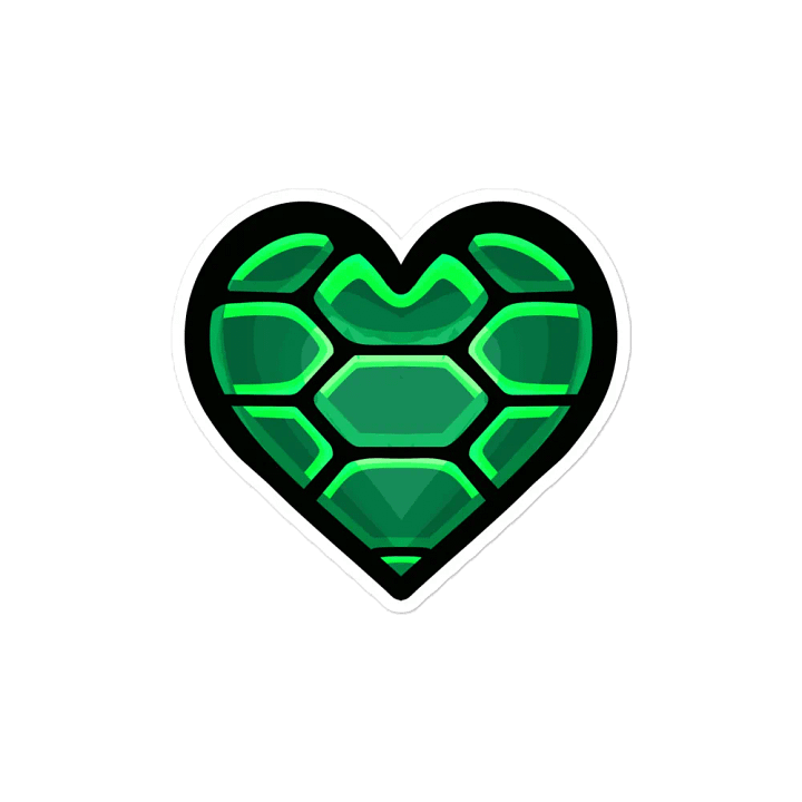Ninja Heart Die-Cut Magnet product image (2)
