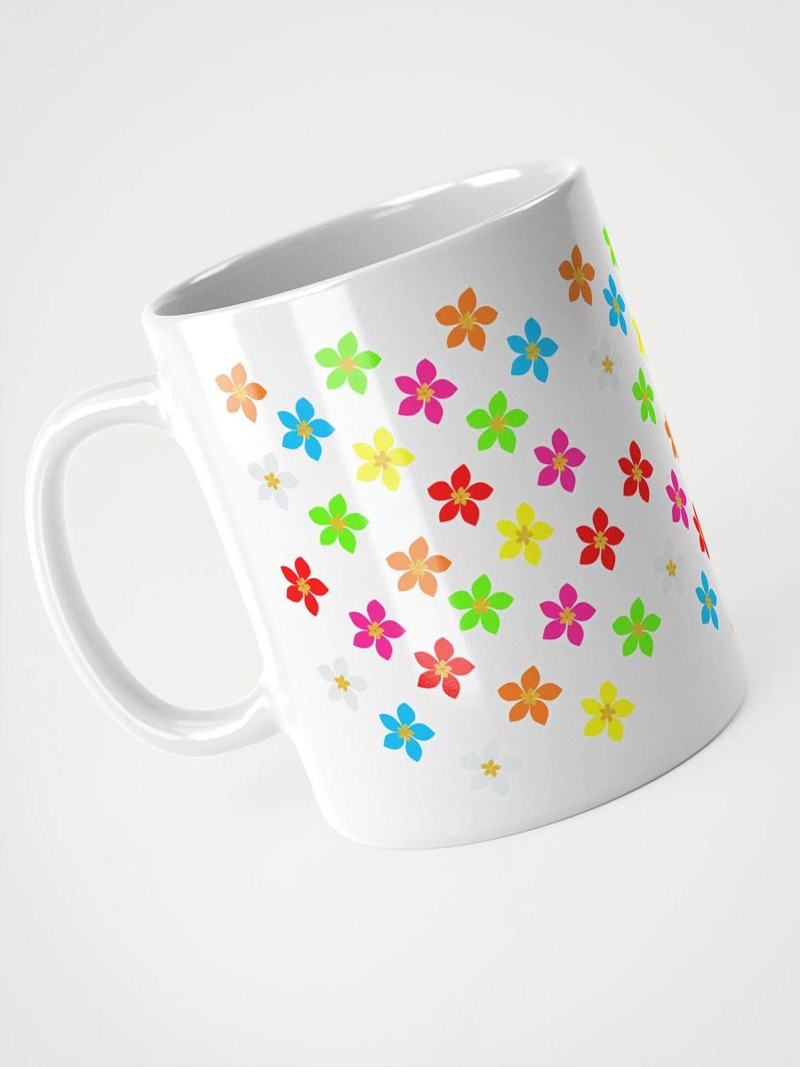 Colorful Flower Petals White Mug product image (4)