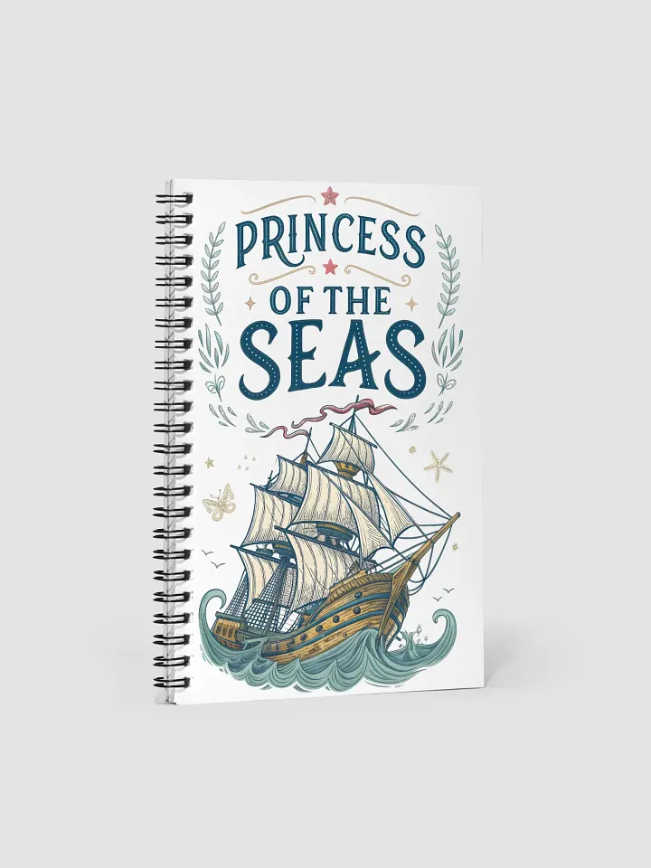 Princess of the Seas Spiral Notebook product image (1)