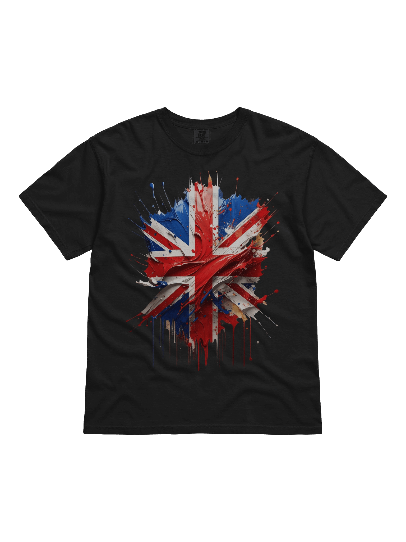 United Kingdom painted flag t-shirt product image (1)