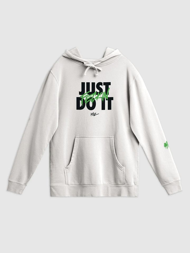 JUST FECKIN DO IT HEAVYWEIGHT HOODIE - IVORY product image (1)