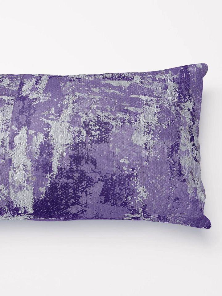 Long Abstract Purple Pillow product image (2)