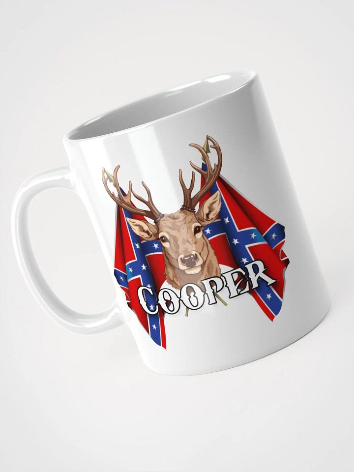 "Cooper" Rebel Redneck Deer - White Mug product image (1)