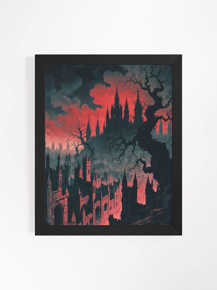 Crimson Gothic Dominion Framed Print product image (1)