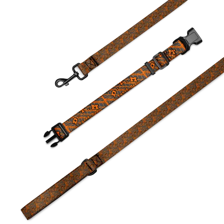 Vibrant Barcode Pet Collar & Leash Set product image (2)