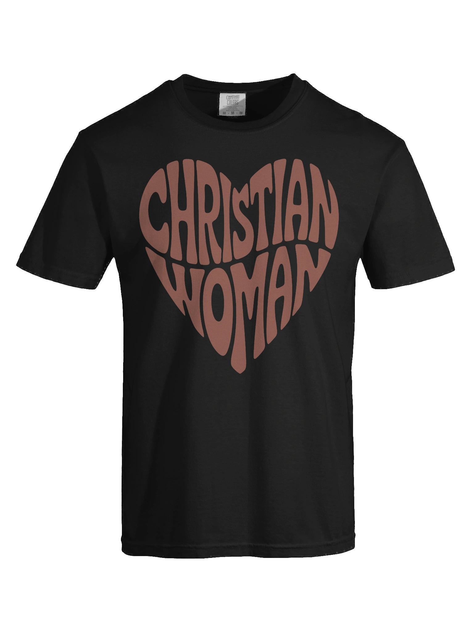 Christian Woman Heart Design Retro Style product image (4)