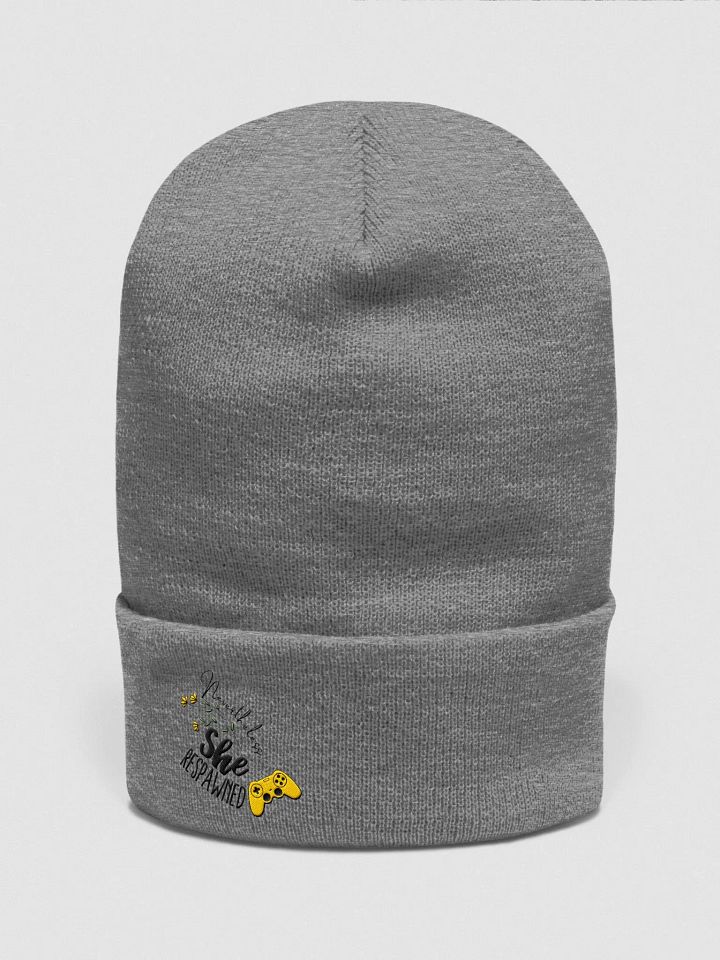 She Respawned Beanie product image (1)