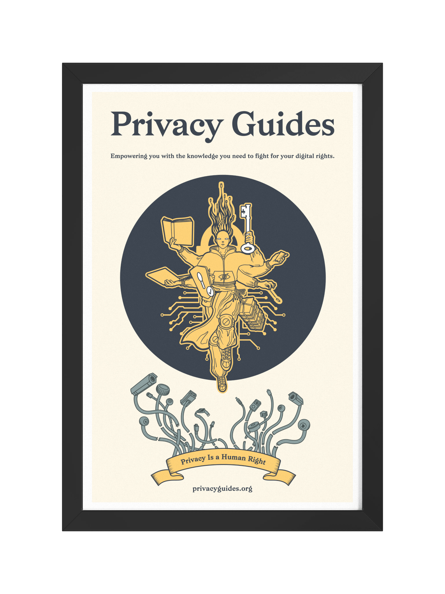 Defender of Privacy - Framed Poster product image (1)