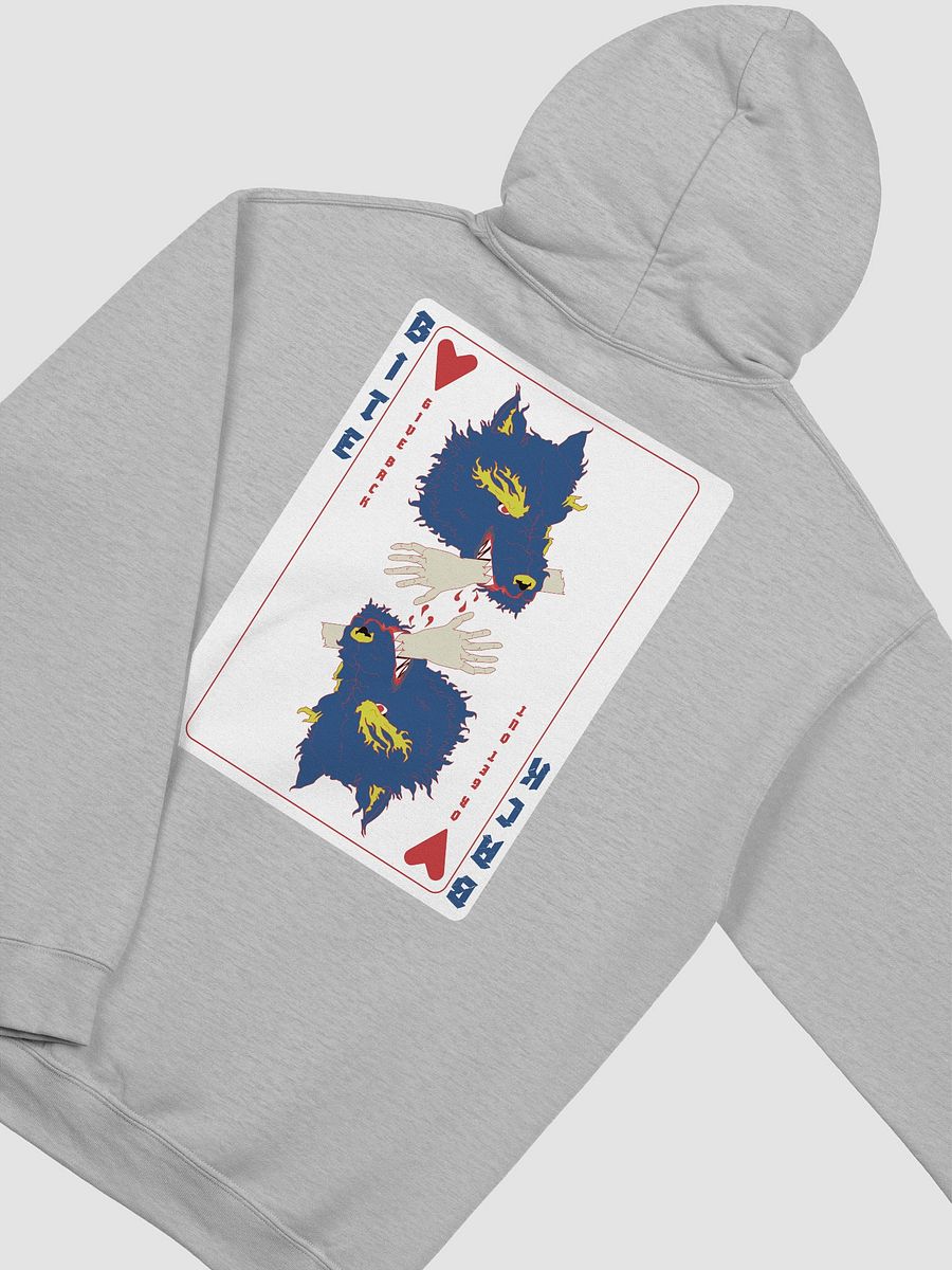 Bite Back red card hoodie product image (4)