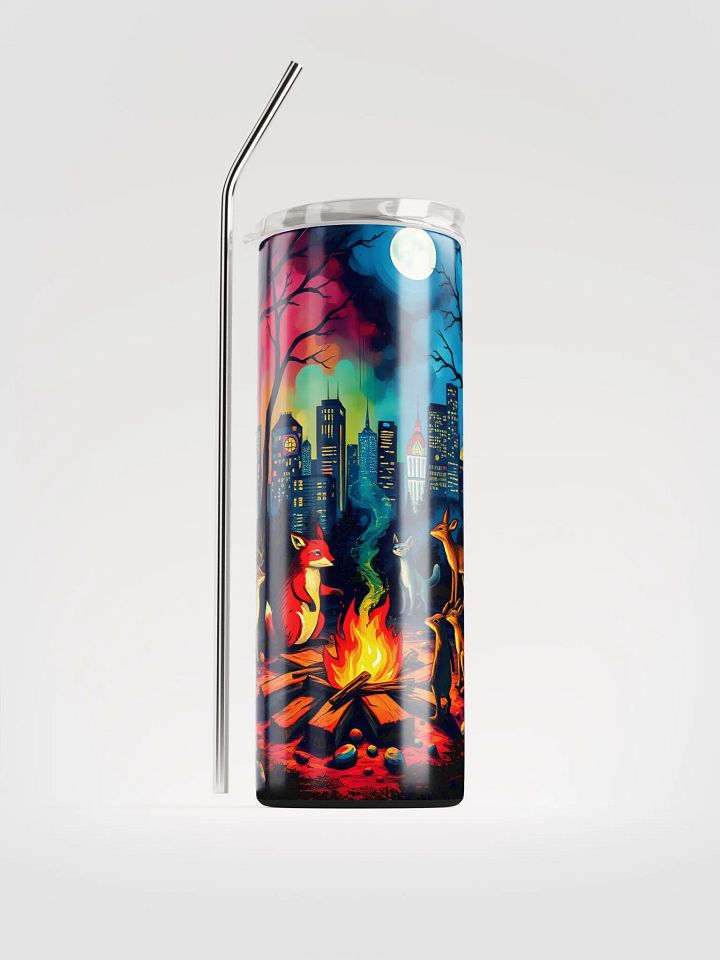 Moonlit Wildlife Gathering Tumbler product image (1)