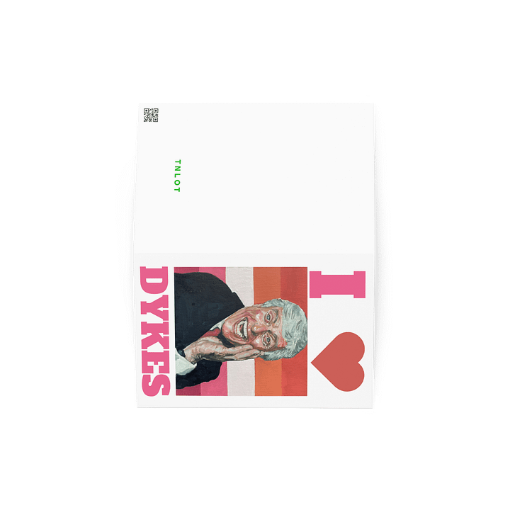 I <3 D Y K E S card product image (2)