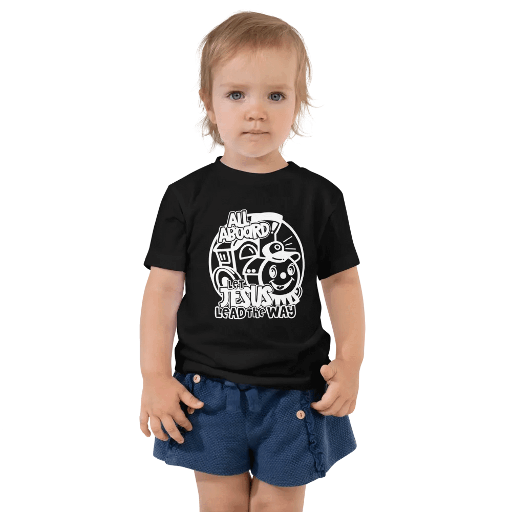 All Aboard - Let Jesus Lead the Way Toddler T-Shirt product image (7)