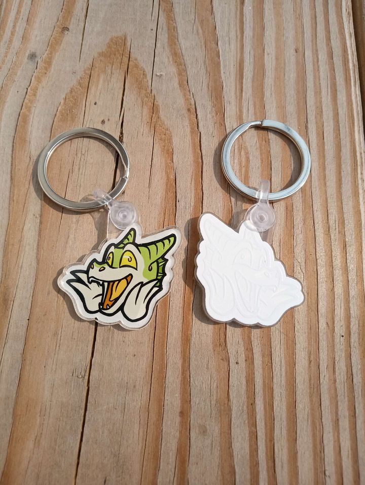 Zambi acrylic keychain product image (1)