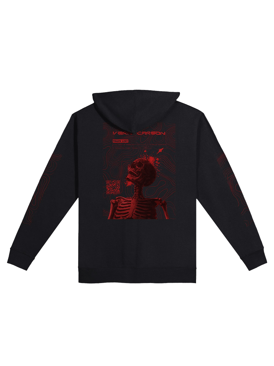 Music To Kill Rich People To - Black UNISEX Zip Up Hoodie [Family Friendly] product image (4)