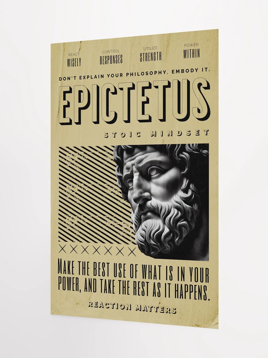 Epictetus Stoic Virtues Matte Paper Poster product image (5)