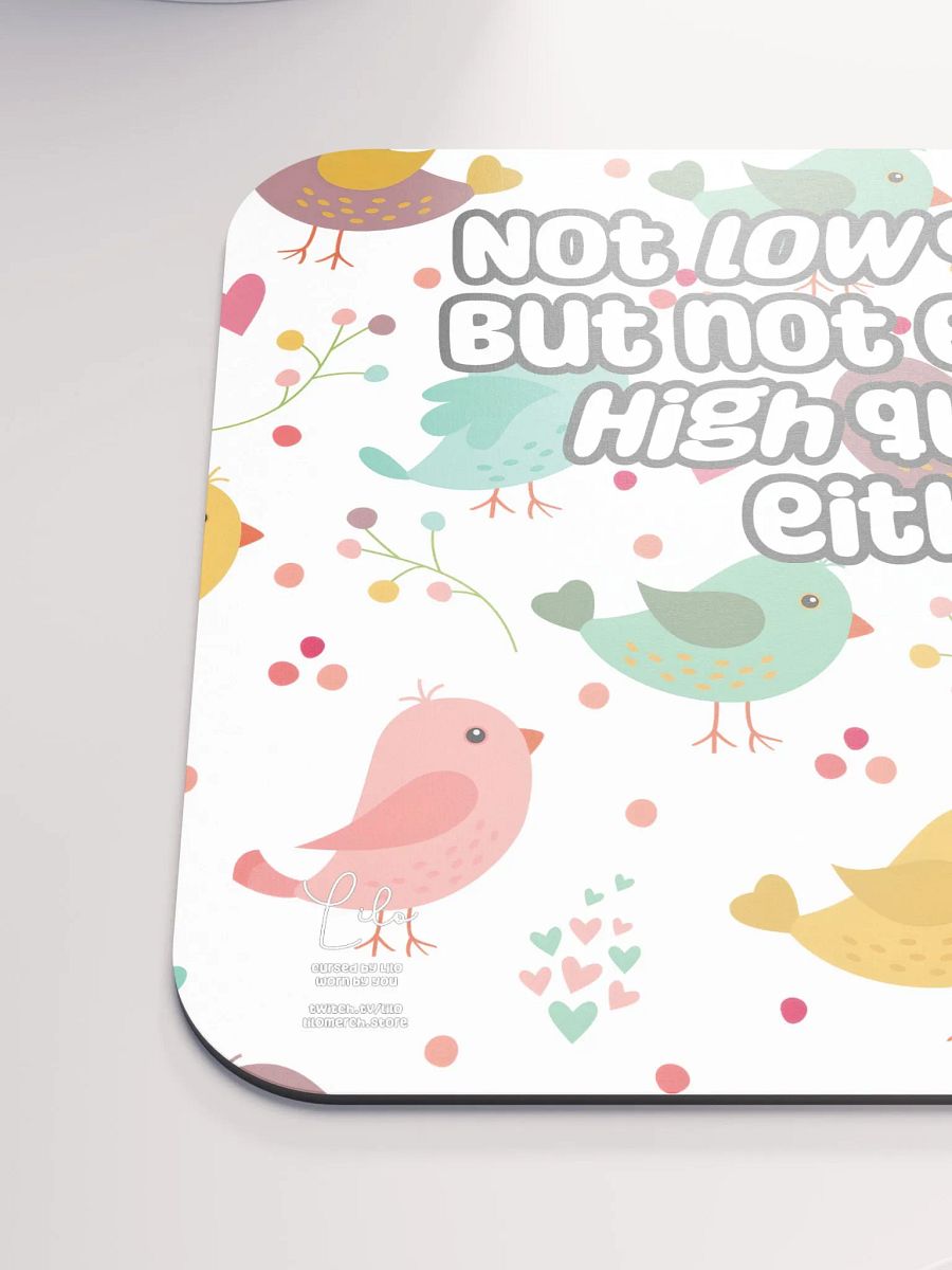 Not Low Quality Medium Mouse Mat - birds product image (6)