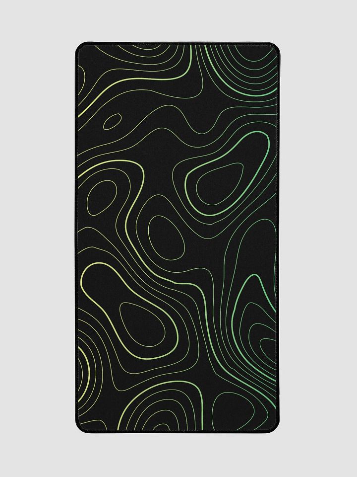 Lime Voltage: TOPO LINES WITH GRADIENT POP DESK MOUSE MAT product image (2)
