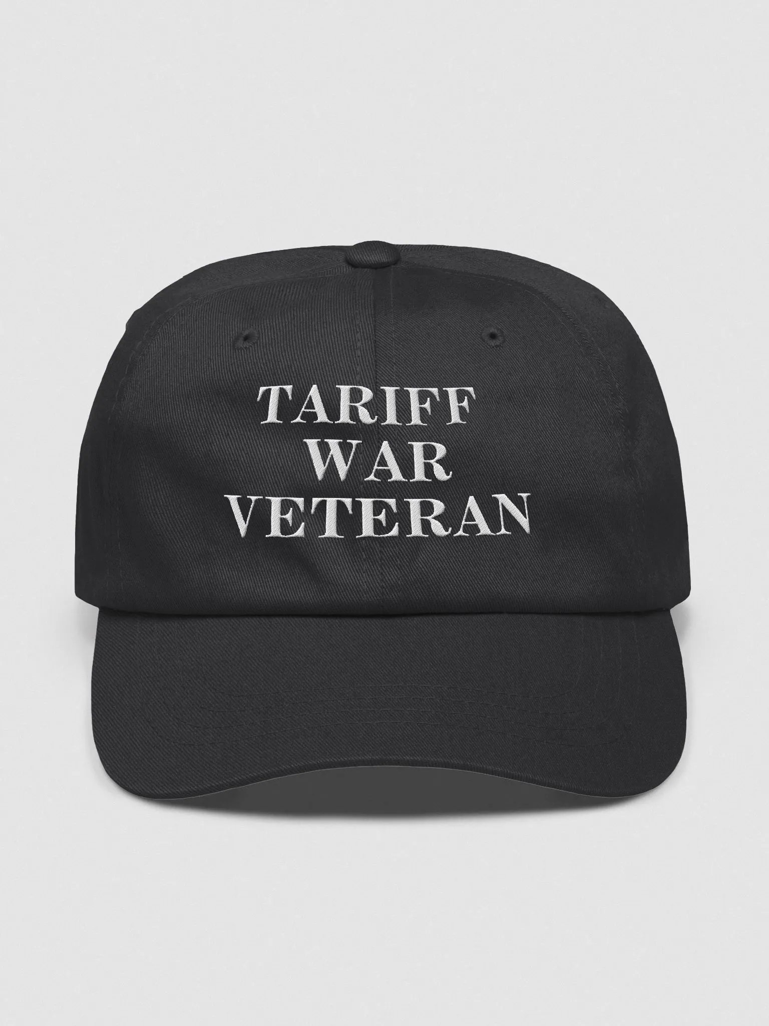 Tariff War Veteran Hat🧢 (Black + Blue) product image (1)
