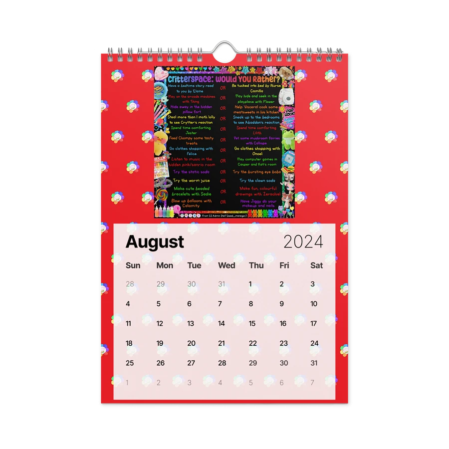 Red CS Activity Calendar 2024 product image (5)