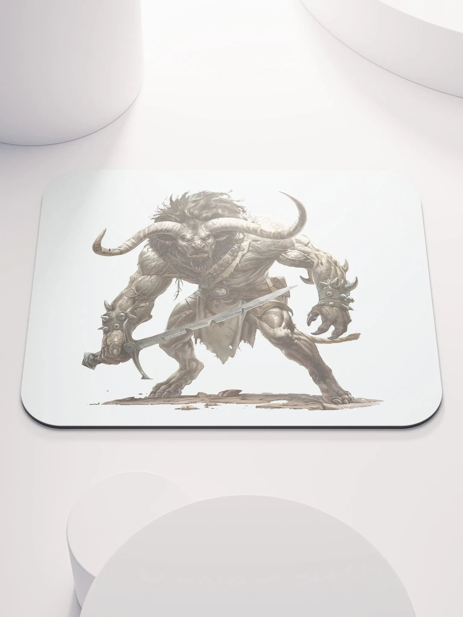 The Minotaur Mouse Pad product image (1)