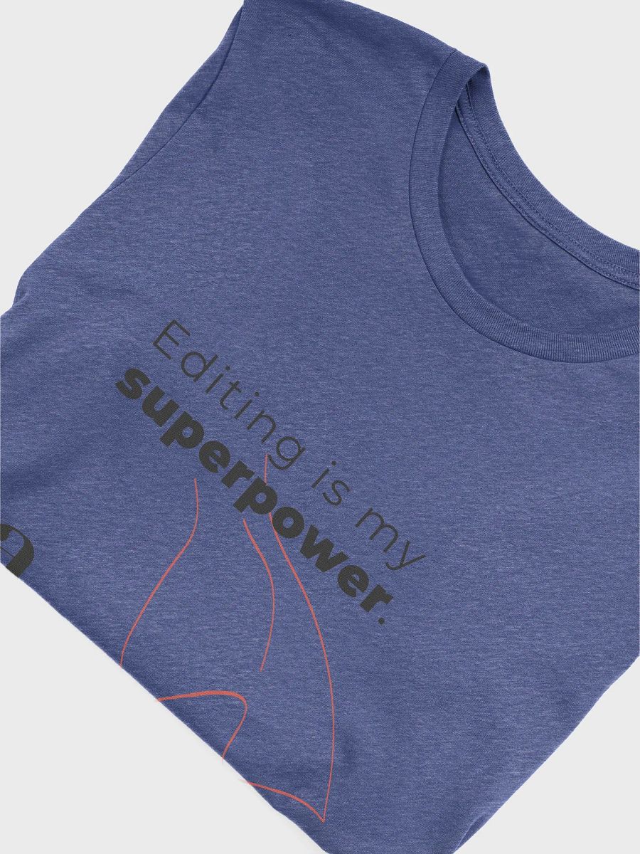 Editing is my superpower tee (with cape) product image (15)
