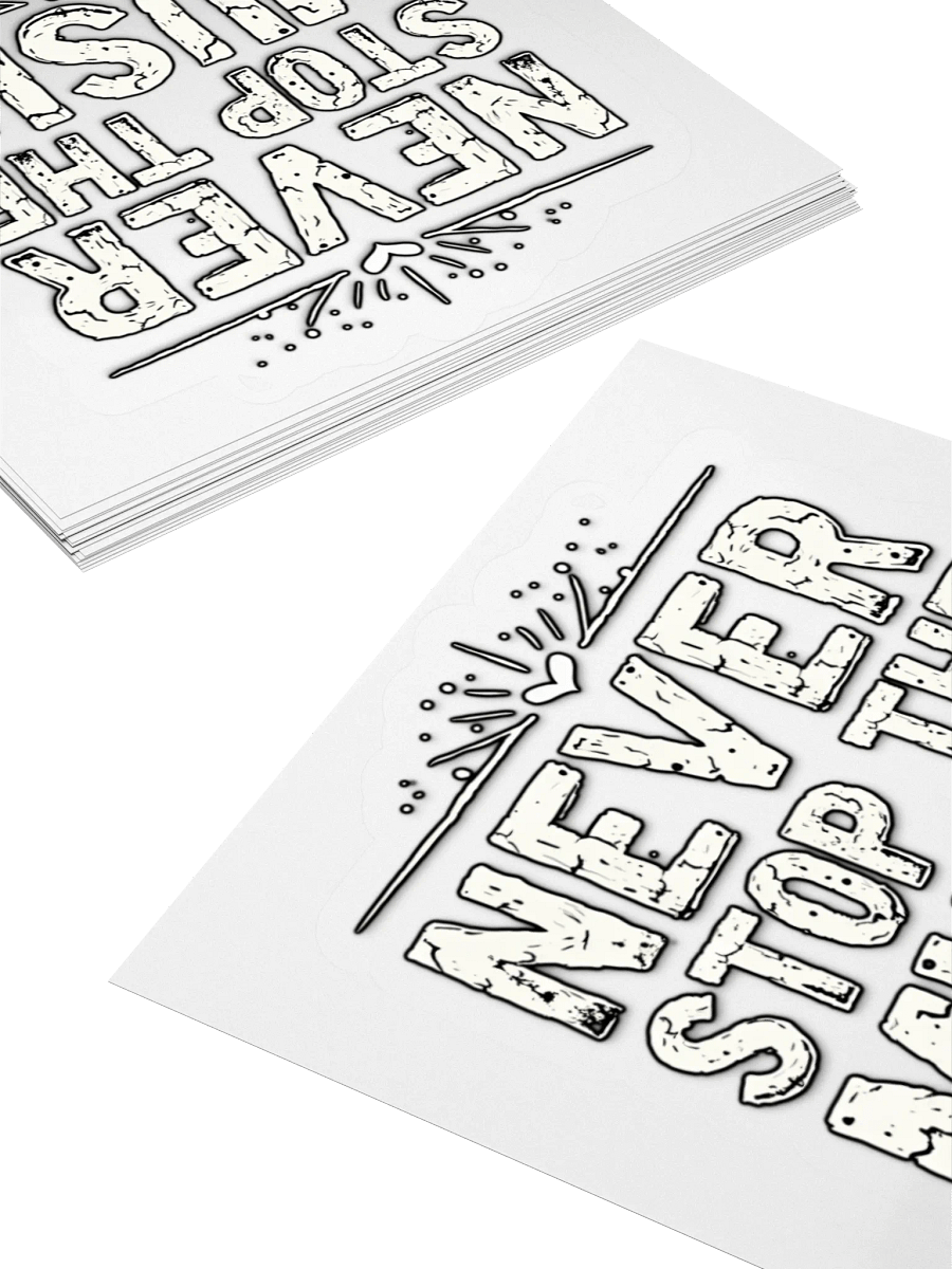 Sticker - NSTM White product image (2)