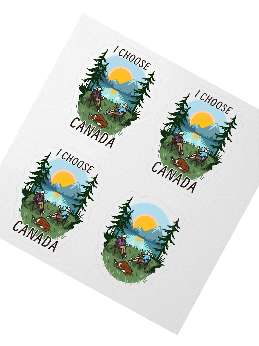 I CHOOSE CANADA landscape stickers by Claus Kellerman POV product image (2)