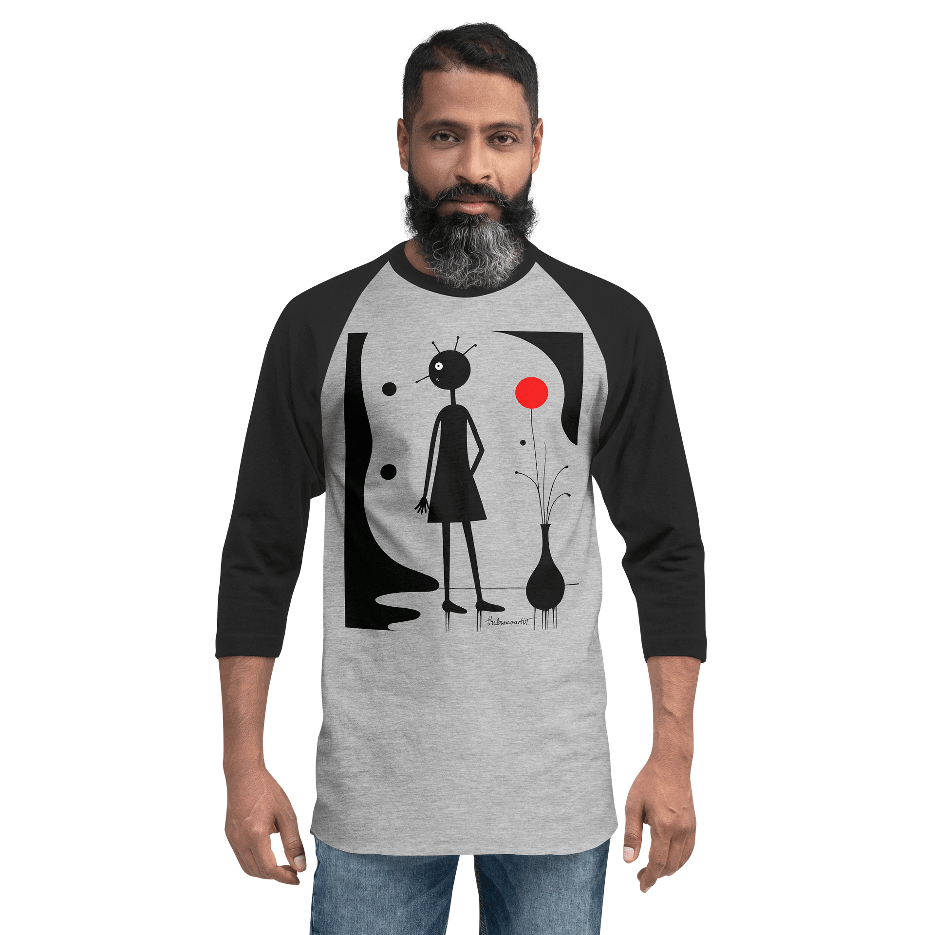 Tultex Fine Jersey Raglan Tee product image (1)