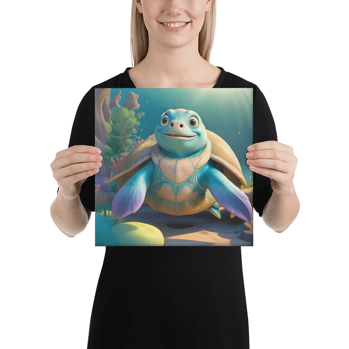 Endangered Species - Mexico - Sea Turtle Canvas Art product image (2)