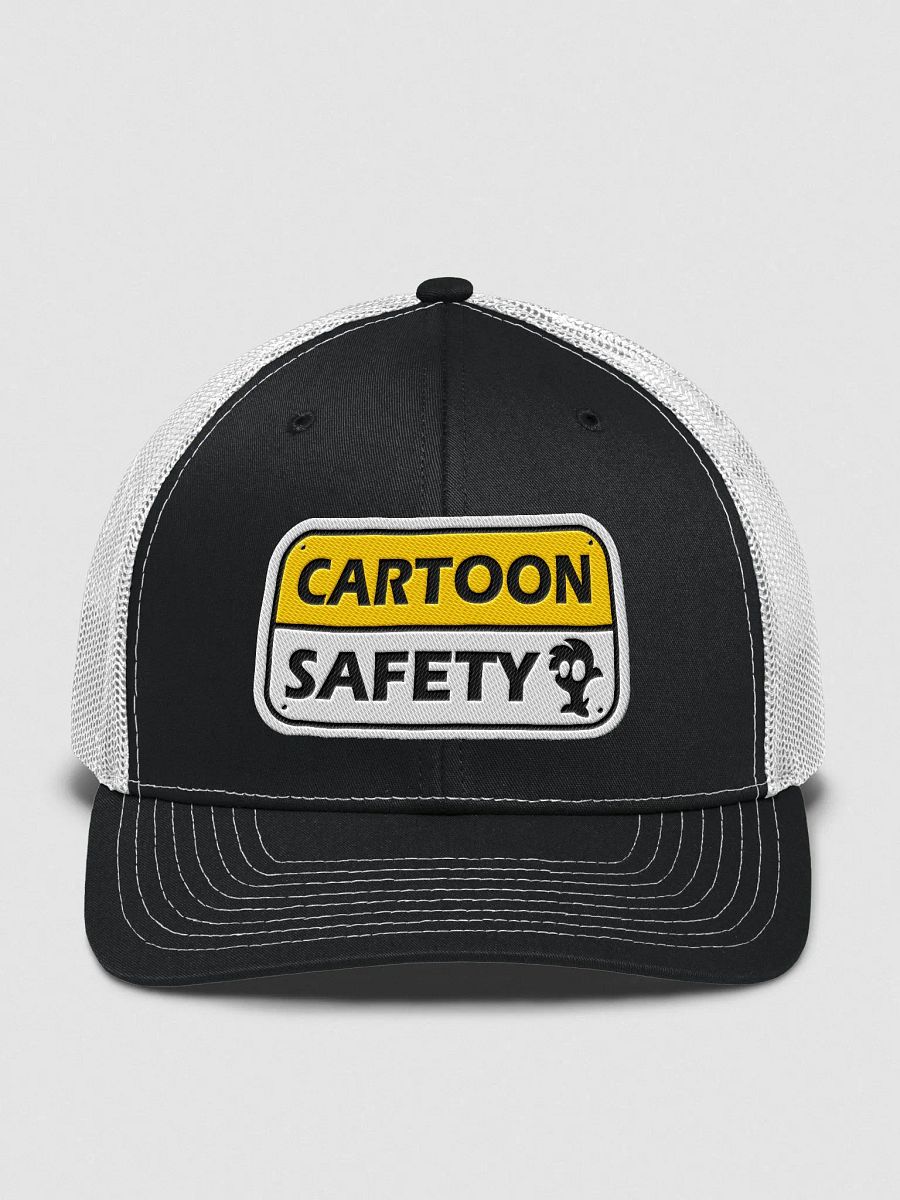 Cartoon Safety Logo Trucker Hat product image (10)