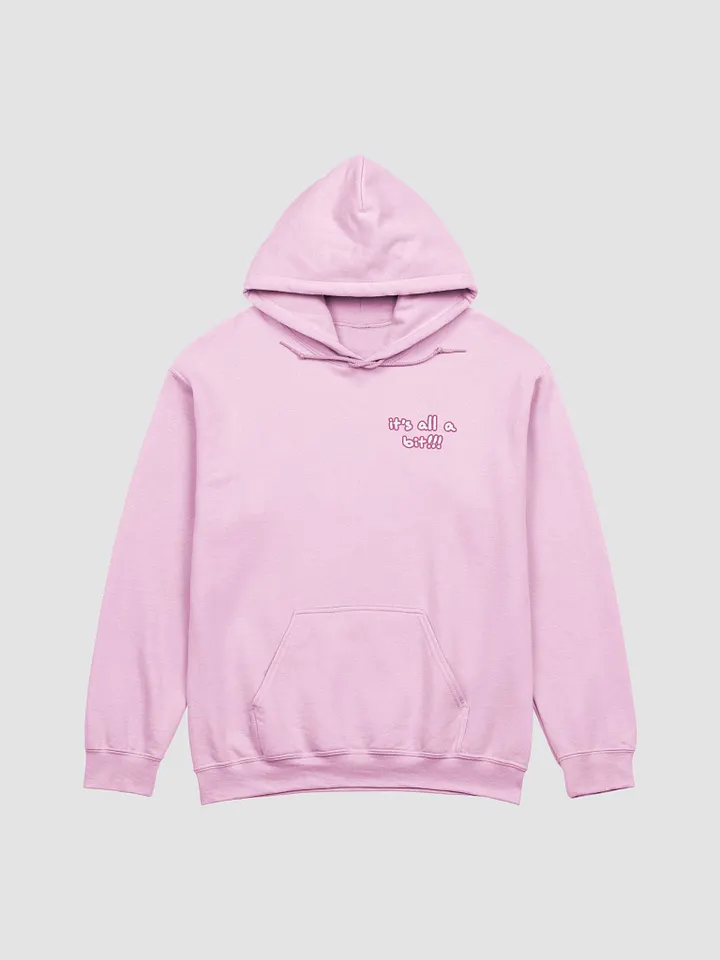 “It’s all a bit!!!” (sm. lined design, #CB6398) classic hoodie product image (44)