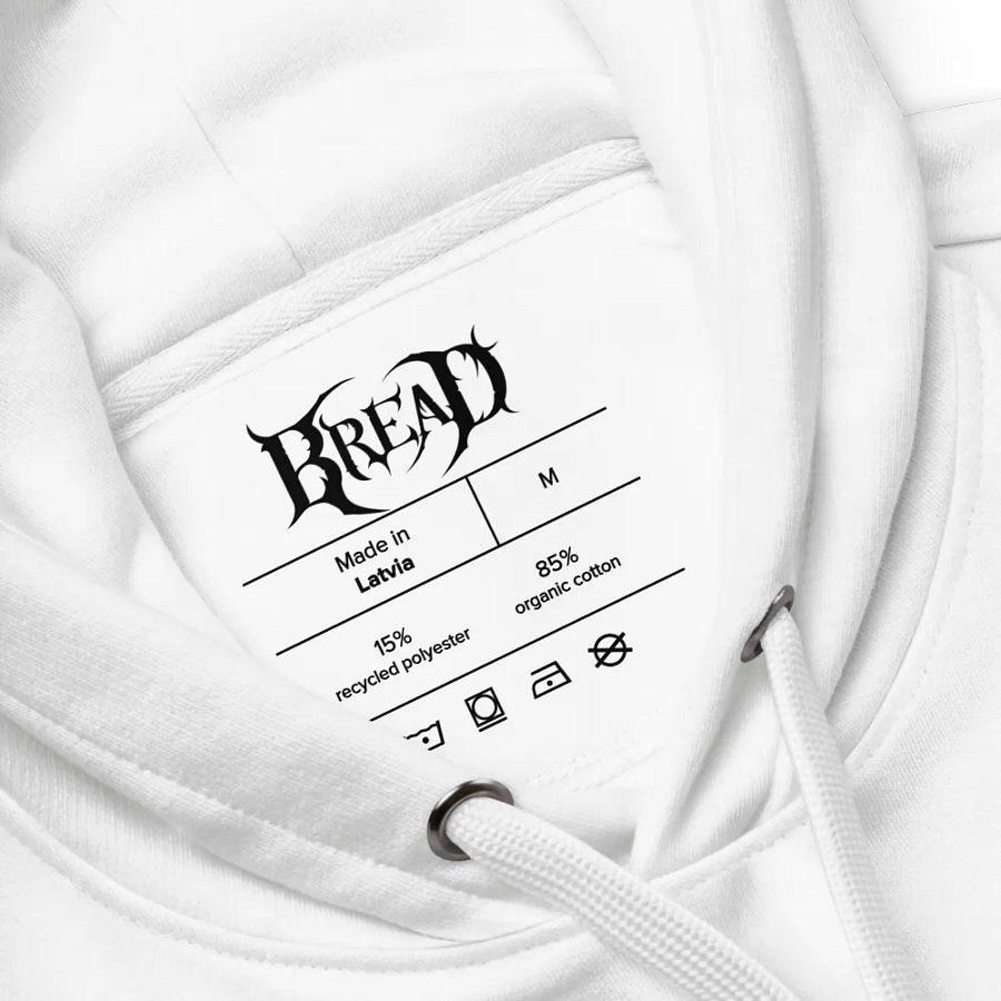 Emblem Hoodie White product image (7)