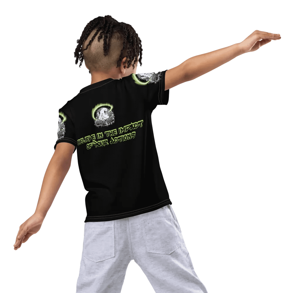 Save Me Kids Crew Neck T-Shirt | Eco-Friendly Style for Young Activists product image (9)