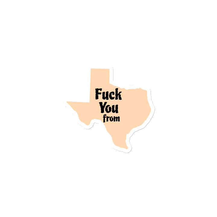 Texas Outlaw Die-Cut Magnets product image (1)