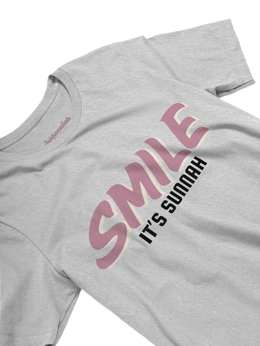 Light "Smile It's Sunnah" T-Shirt in Dusty Rose product image (9)