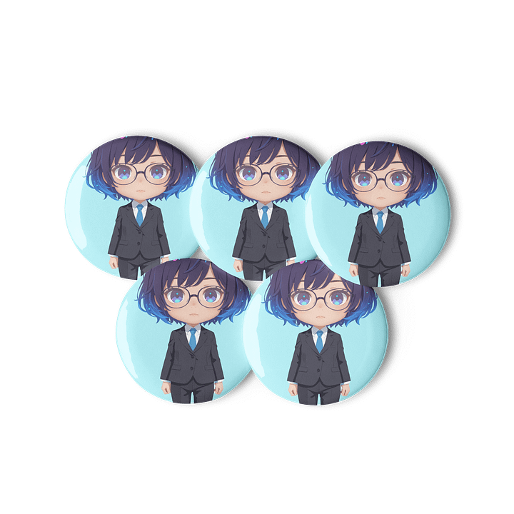 Chibi Business Collection Pin Set product image (3)