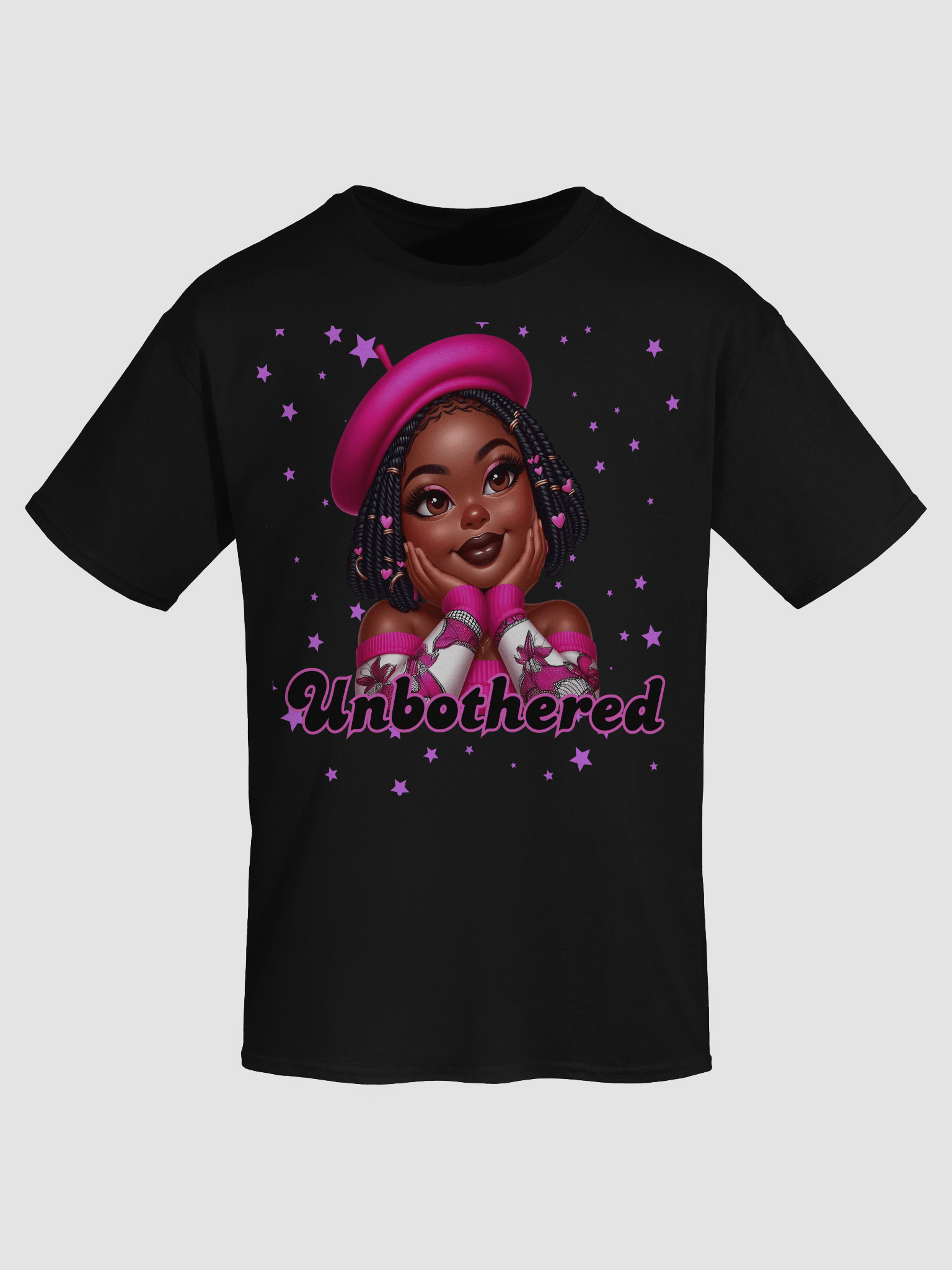 Unbothered Pink Girl Graphic Tee product image (39)
