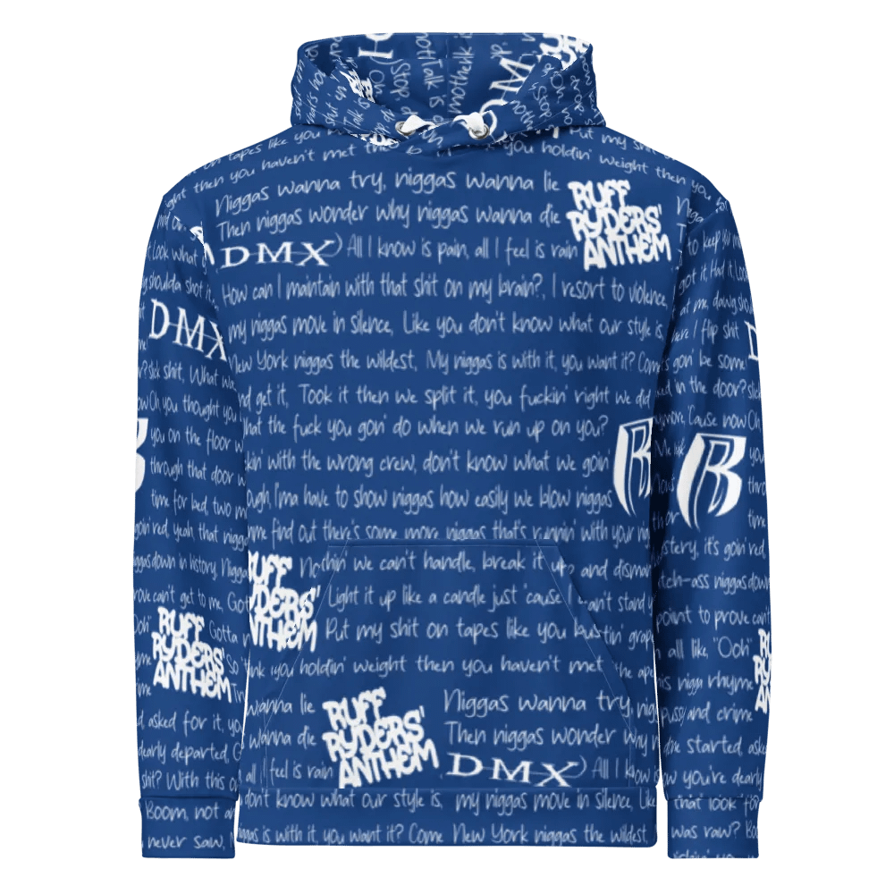 Ruff Ryders' Anthem - DMX - BLUE - Unisex Hoodie product image (2)