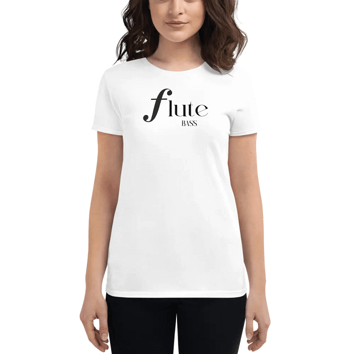 Forte Flute Black Letters- Bass – Women’s Fit product image (2)