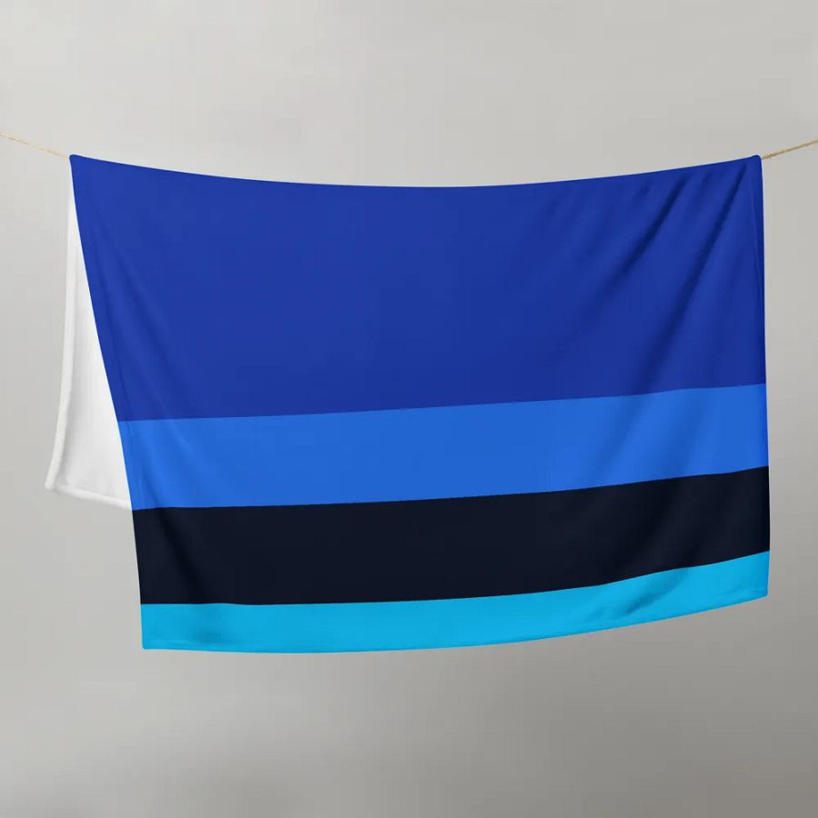 Blue Block Blanket product image (9)