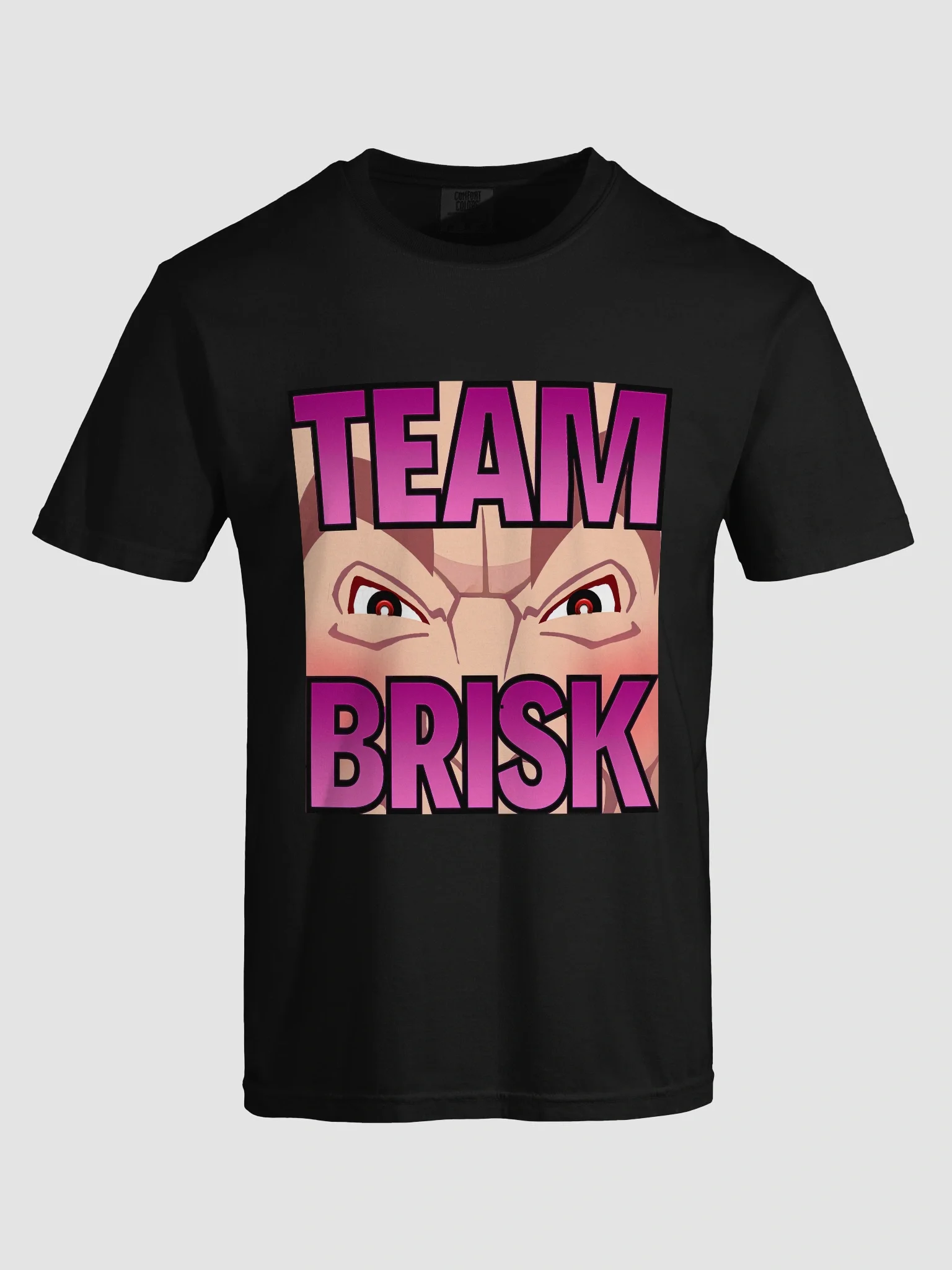 Team Brisk Heavyweight Tee Pink Fade Logo product image (31)