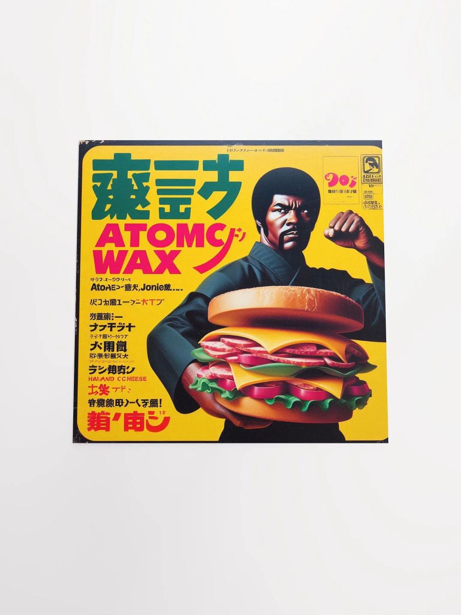 Kung Fu D*ck Ham & Cheese Atomic Wax Poster product image (8)