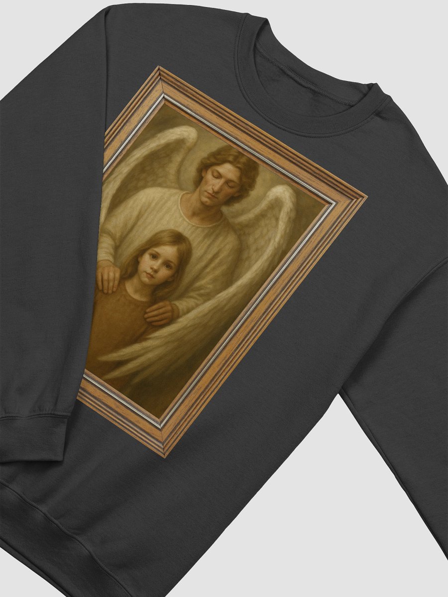 Angels Watch Over Them (Female) Gildan Classic Crewneck Sweatshirt Dark Colors product image (3)